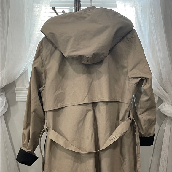 Women's Tan Hooded Jacket - Picture 7 of 10